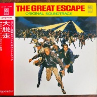 Elmer Bernstein OST The Great Escape EX/EX+ Japan Obi LP 1970 SR-405