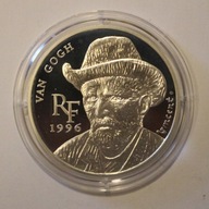 Vincent VAN GOGH AUTOPORTRET - 10 FRANKÓW 1 1/2 EURO 1996 FRANCJA SREBRO