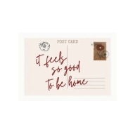 „It Feels So Good to Be Home” – Typograficzny Plakat w Stylu Pocztówki