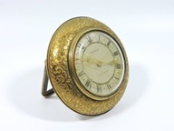 STARY MOSIEZNY ZEGAR BUDZIK STOJACY WISZACY SWISS HELVECO 7 JEWELS