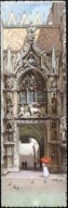 Venezia. Porta della Carta - Attilio Scrocchi 1920