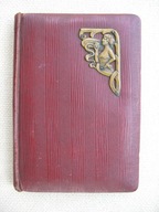 Przedwojenny PAMIĘTNIK Z WPISAMI KRAKÓW TUCHÓW OKUCIE