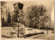 CIESZYN - Wieża Piastowska w parku na Górze Zamkowej, 1968 rok