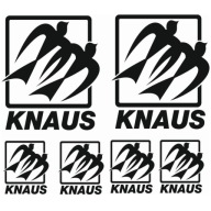 Naklejki Knaus na kampera przyczepę kempingową