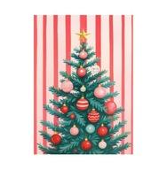 Plakat „Christmas Tree Magic” – Świąteczny Plakat Ilustracyjny