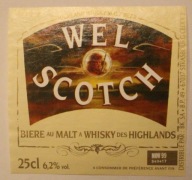 ETYKIETA - WEL SCOTCH - BIERE AU MALT A WHISKY DES HIGHLANDS