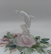 Delfin delfinek z kryształu 17cm. Idealny na prezent, żadnych wad, cudny