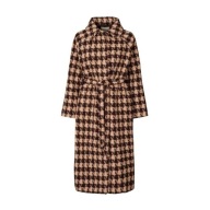 Lollys Laundry Copenhagen COAT CHLOE CHECK TAN M/L