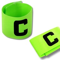 Opaska Kapitana Zielona Regulowana Uniwersalna Piłka Nożna Sport Mecz