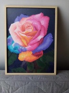 Róża - Haft Diamentowy