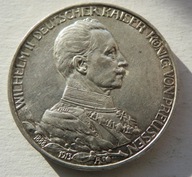 Niemcy , Prusy - 3 marki 1913