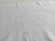 OBRUS - BAWEŁNIANY ADAMASZKOWY 199 / 142 cm. GRUBY.