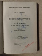 Władysław Anczyc Poezje patriotyczne 1 Kościuszko pod Racławicami 1945