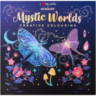 Duża KOLOROWANKA dla Dorosłych ANTYSTRESOWA Mistycyzm 25x25cm