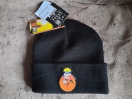 Czapka czarna męska z postaciąMARUTO Pull&Bear