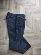 Spodnie damskie 46 miękki elastyczny jeans Yessica 3XL proste pas98