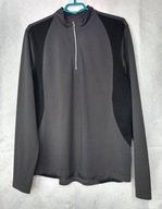 KOSZULKA 4 SPORT SZARA Z CZARNYMI WSTAWKAMI L-XL