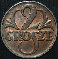 2 grosze 1939 - menniczy egzemplarz