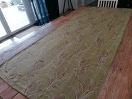 BAWEŁNIANA MUŚLINOWA ZASŁONA KUPON MATERIAŁU PAŁKI WODNE 100 x 237