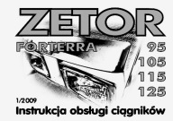 Zetor Forterra 95, 105, 115, 125 - instrukcja obsługi PL (2009)