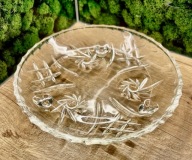 Kryształowy talerzyk stan super