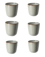 IKEA GLADELIG Kubek, szary, 30 cl 6 sztuk