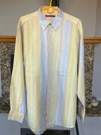 C Koszula Alain Gauthier duża koszula 3XL w odcienie żółte niebieskie