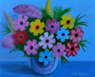 Bukiet-6. Nowy obraz. Na płótnie. 30x24. Valakum.