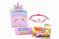 Podziękowanie dla gości na urodziny I Zestaw Jednorożec dla dziewczynek