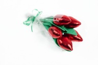 Bukiet tulipan ręcznie szyty Handmade