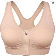 Śliczny biustonosz super elastyczny beżowy wyjmowane wkładki