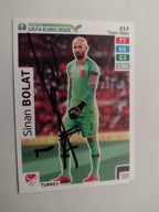 Karta panini autograf Turcja Sinan Bolat Road to Euro 2020