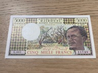 Dżibuti - 5000 franków - rzadki - UNC