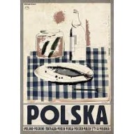 Plakat Wódka i zakąska Polska Ryszard Kaja Plakat 98 x 68 cm