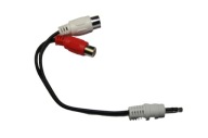 ADAPTER PRZEJŚCIE JACK 3,5mm 3pin 2xGN.CZINCZ