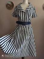 collectif vintage sukienka marina kieszenie 38/40