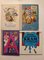 RUSSKIJ JAZYK W KARTINKACH + BUKWAR + KRAM Z LIETARMI * ROSYJSKI DLA DZIECI