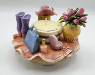 kobiece akcesoria kolekcjonerski świecznik Topper Cappe - piękny na prezent