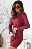 Sukienka mini błysk bordo S/M/L !!!
