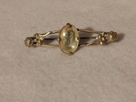 Piękna, stara religijna broszka