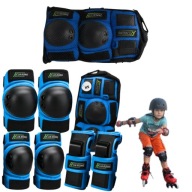 OCHRANIACZE NA KOLANA ŁOKCIE NADGARSTKI 3W1 XS NA ROWER ROLKI DLA DZIECI