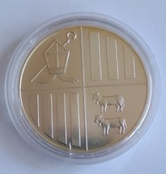 Moneta 1 uncja Srebra Andora 1 Diner z 2008 r. Oz Srebro