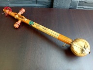 STARY DREWNIANY INSTRUMENT MUZYCZNY STRUNOWY "REBABA"