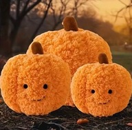 Dekoracja Halloween – poduszka z dynią, pluszowa ozdoba do domu i pokoju