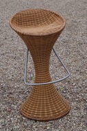 Taboret wiklinowy duży/ rattan wiklina