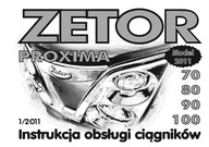 Zetor Proxima 70, 80, 90, 100 model 2011 - instrukcja obsługi PL (2011)