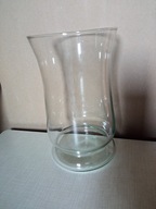 Szklany wazon Ikea przezroczysty 20cm