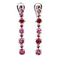 RUBINY WISZACE KOLCZYKI