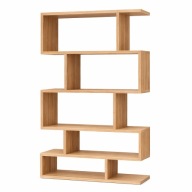 Nowoczesny Regał Dąb Sonoma 90x162 cm Regał na Książki Salon Biuro Pokój