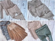 r.92-98 Mega Paka 60szt zestaw ubrań dla dziewczynki perełki firmówki